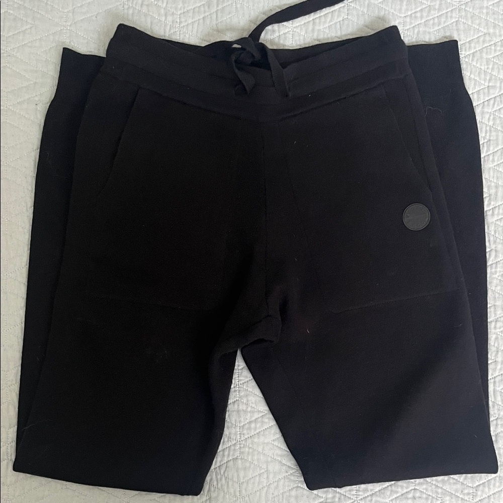Scotch & Soda Women’s Black Knit Jogger Pants